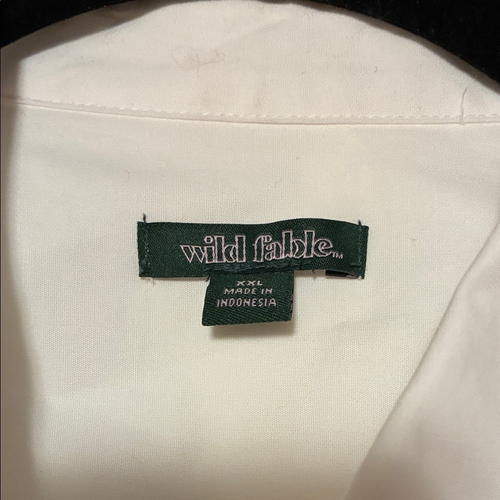 Wild Fable White Button Down Shirt - Picture 3 of 4